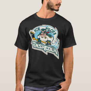 Camiseta Pensacola Ice Pilots Retro Defunct Ice Hockey Esse