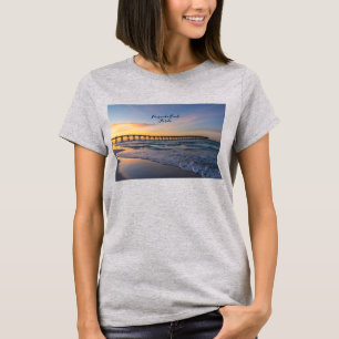 Camiseta Pensacola Pier Shoreline Sunrise T Shirt