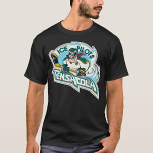 Camiseta Pensacola Pilotos De Gelo Retro Defunct Hockey