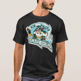 Camiseta Pensacola Pilotos De Gelo Retro Defunct Hockey