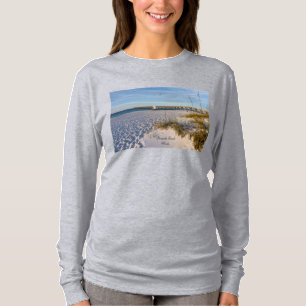 Camiseta Pensacola Sand Dunes Pier Morning Long Sleeve