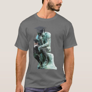 Camiseta Pensador graduado customizável engraçado