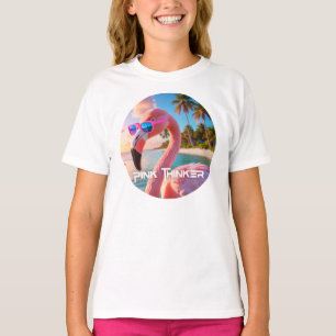 Camiseta PENSADOR ROSA - Flamingo ROSA