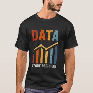 Camiseta Pensamento Analítico Dados Antes das Decisões
