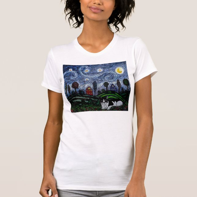 Camiseta Pensamento das estrelas (Frente)