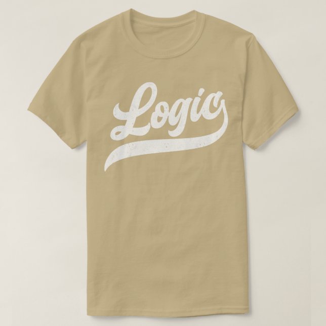 Camiseta Pensamento lógico (Frente do Design)