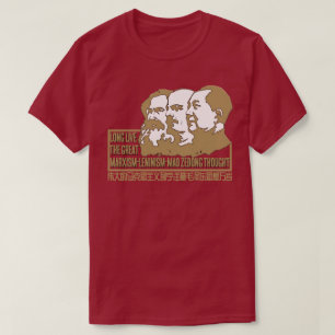 Camiseta Pensamento Marxismo-Leninismo-Mao Zedong