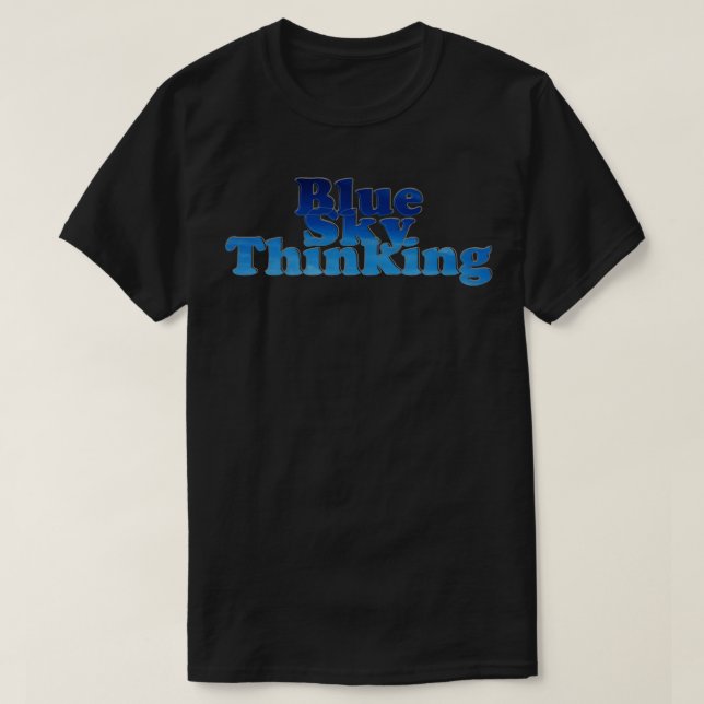 Camiseta Pensamento no Céu Azul (Frente do Design)
