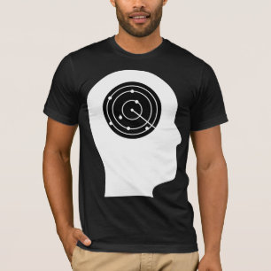 Camiseta Pensamento sobre controlador aéreo