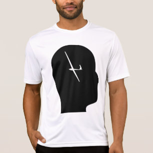 Camiseta Pensamento sobre o deslizamento