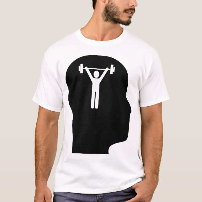 Camiseta Pensamento sobre o exercício (Frente)