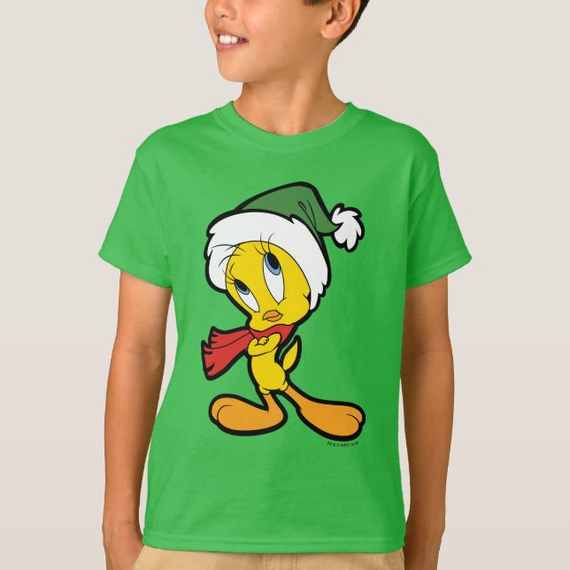 Camiseta Pensamentos de Natal TWEETY™ (Frente)