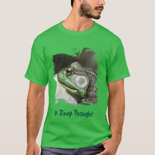 Camiseta Pensamentos de Rã Engraçados