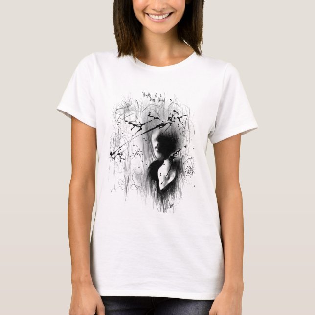 Camiseta Pensamentos de um ateu de morte (Frente)