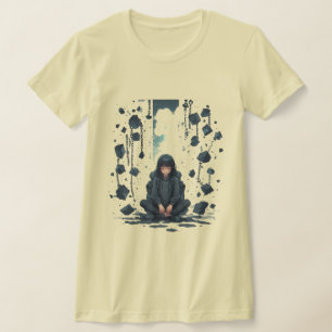 Camiseta Pensamentos Pesados e Dias Emaranhados