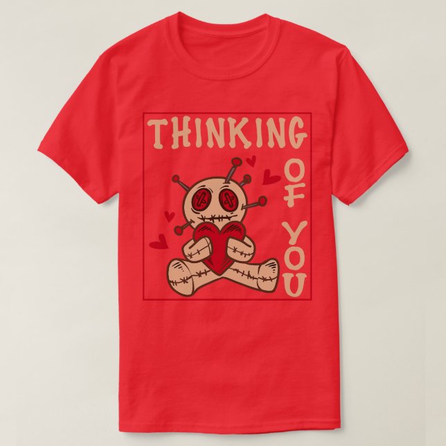 Camiseta Pensando em você (Frente do Design)