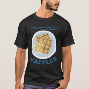 Camiseta Pensando Em Waffles Hobby Xarope