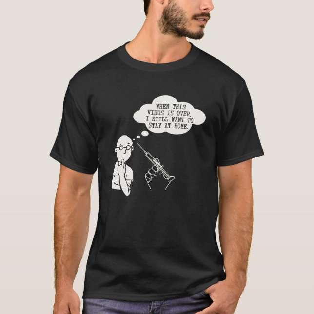 Camiseta Pensando na face da quarentena - Distância social (Frente)