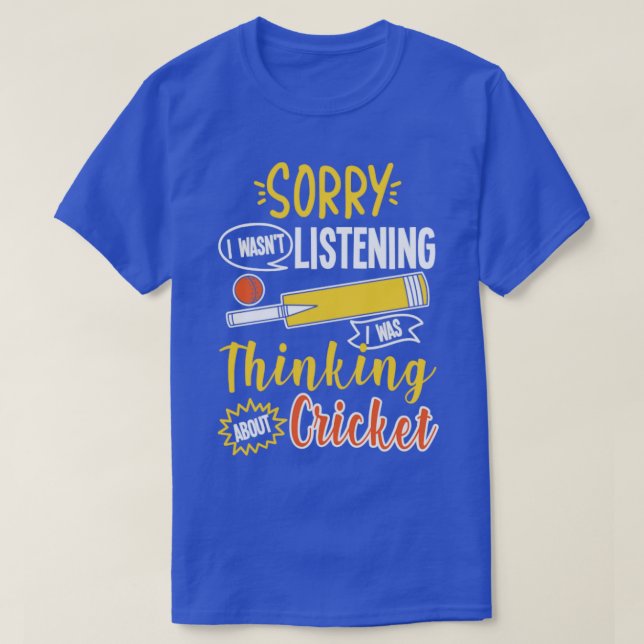 Camiseta Pensando No Cricket (Frente do Design)