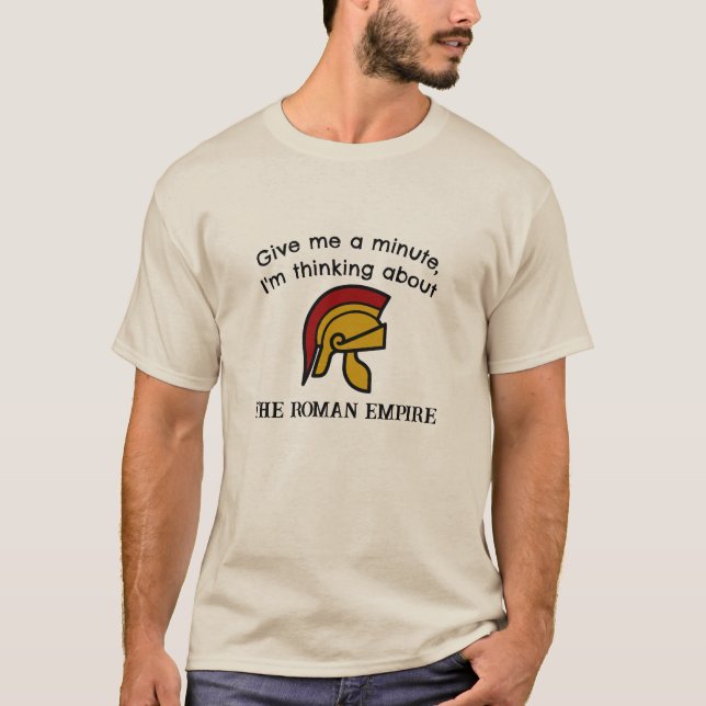 Camiseta Pensando no Império Romano (Frente)