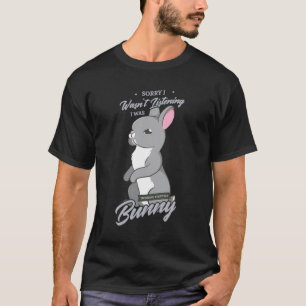 Camiseta Pensando No Meu Coelho Coelhinho De Roedores Bonit