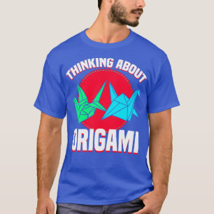 Camiseta Pensando Sobre Origami