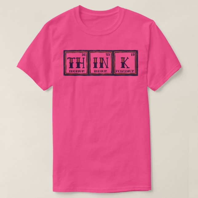 Camiseta Pensar na ciência (Frente do Design)
