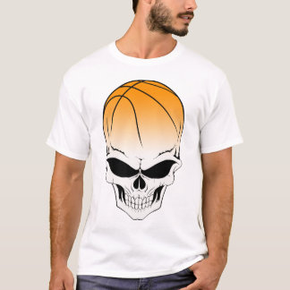 Camiseta pense a parte dianteira do basquetebol