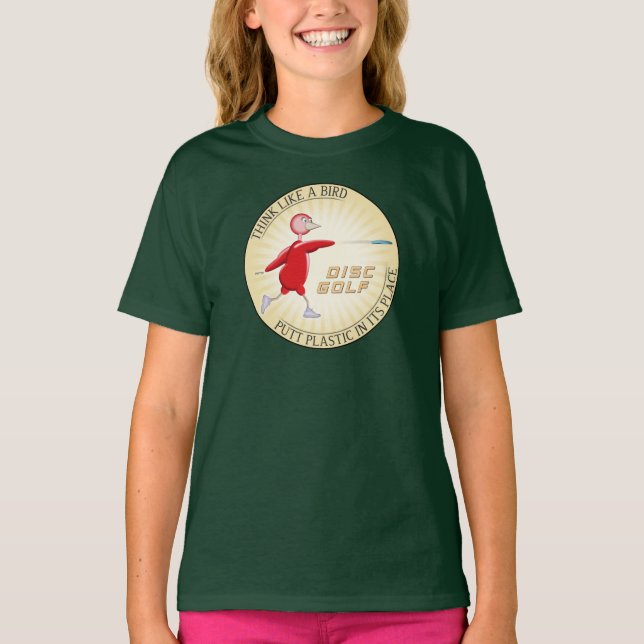 Camiseta Pense Como Um Pássaro (Frente)