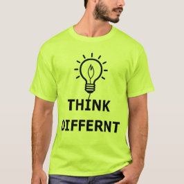 Camiseta Pense Diferente