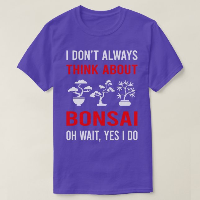Camiseta Pense em Bonsai (Frente do Design)