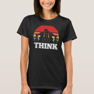 Camiseta Pense em Chess Piece Figurume Chess Lover Chess Cl