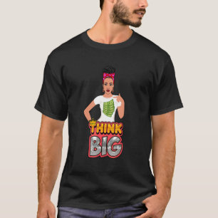 Camiseta Pense em grande escala