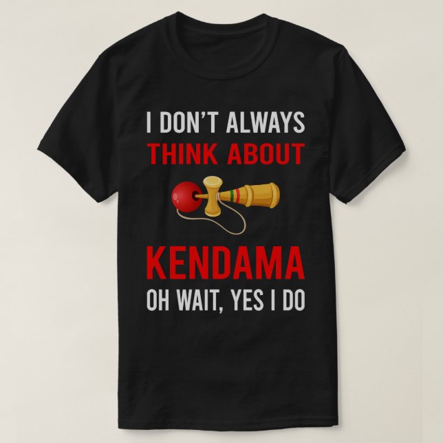 Camiseta Pense em Kendama (Frente do Design)