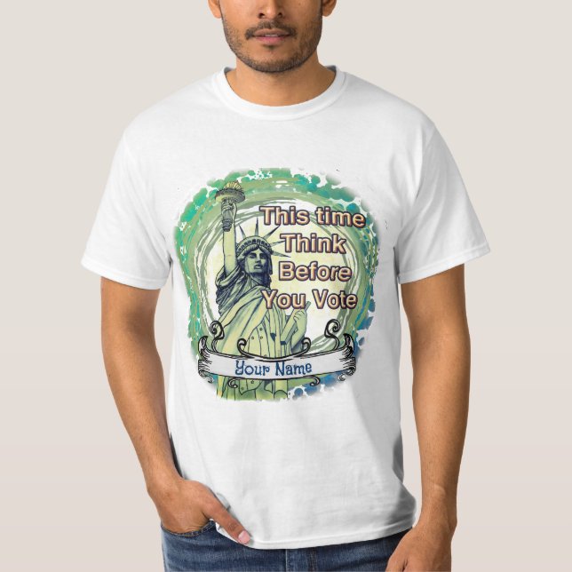Camiseta Pense em liberdade (Frente)