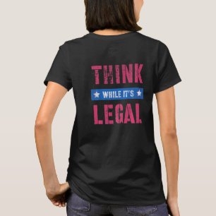 Camiseta Pense Enquanto Ainda É Legal Agenda Reformista Pro