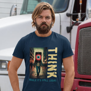Camiseta Pense Enquanto Ainda É Legal Cultura de Cancelamen