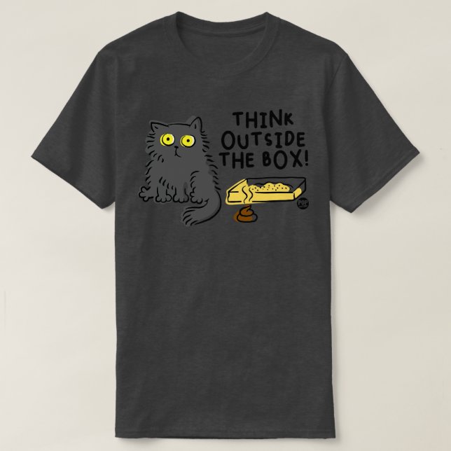 CAMISETA PENSE FORA DA CAIXA (Frente do Design)
