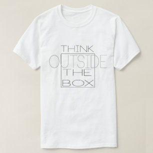 Camiseta Pense fora da caixa