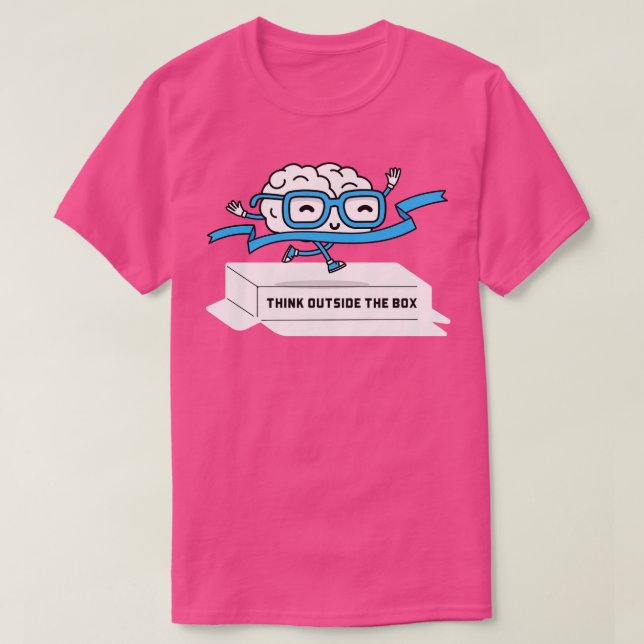 Camiseta Pense Fora Da Caixa 1 (Frente do Design)
