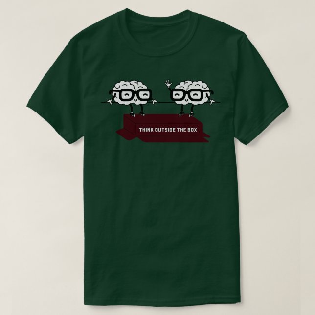 Camiseta Pense Fora Da Caixa 5 (Frente do Design)
