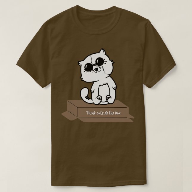 Camiseta Pense Fora Da Caixa 6 (Frente do Design)