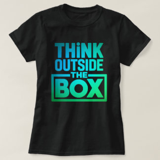 Camiseta Pense Fora Da Caixa, Citação Motivacional
