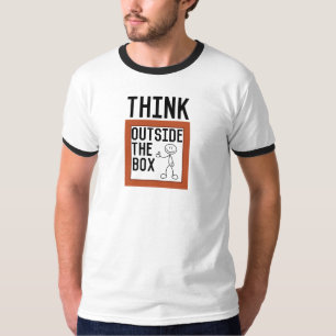 Camiseta Pense Fora da Caixa Inspirador