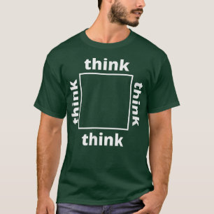 Camiseta Pense fora da caixa Motivação Engraçada do Profess