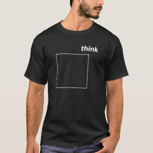 Camiseta Pense fora da caixa Testemunha Humor S