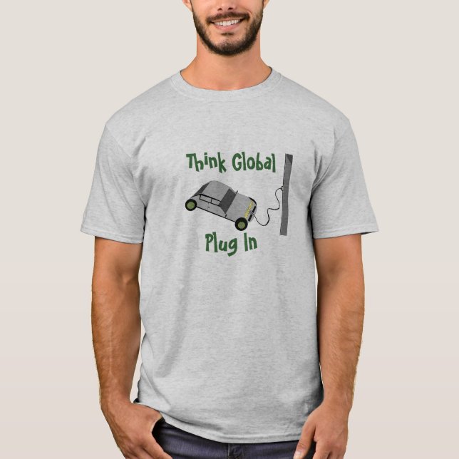 Camiseta Pense global... Conecte-se (Frente)