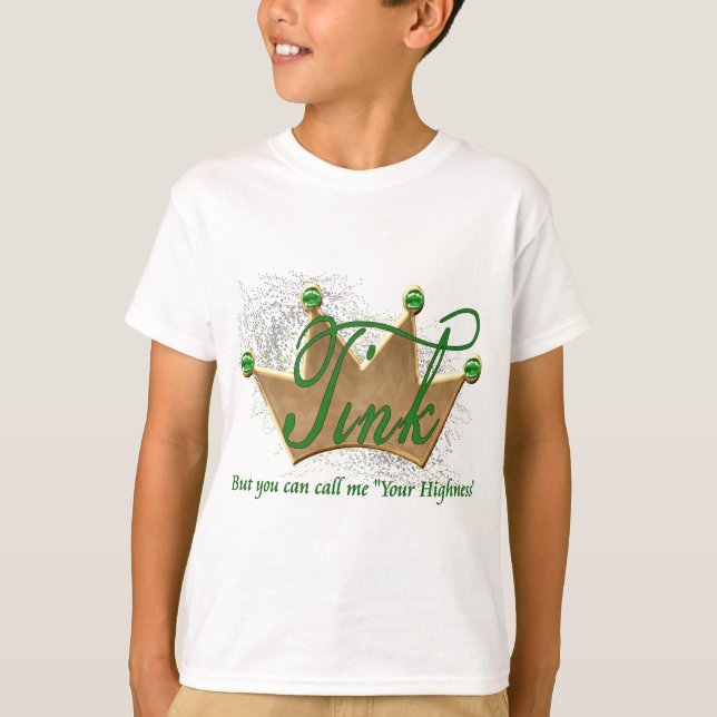 Camiseta Pense, mas pode me chamar de sua alteza. (Frente)