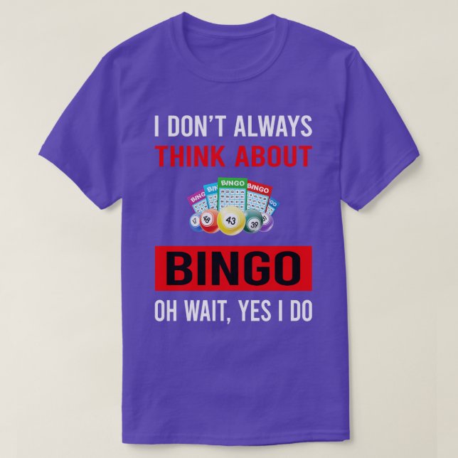 Camiseta Pense no Bingo (Frente do Design)
