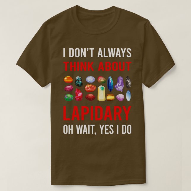 Camiseta Pense no Lapidarista (Frente do Design)